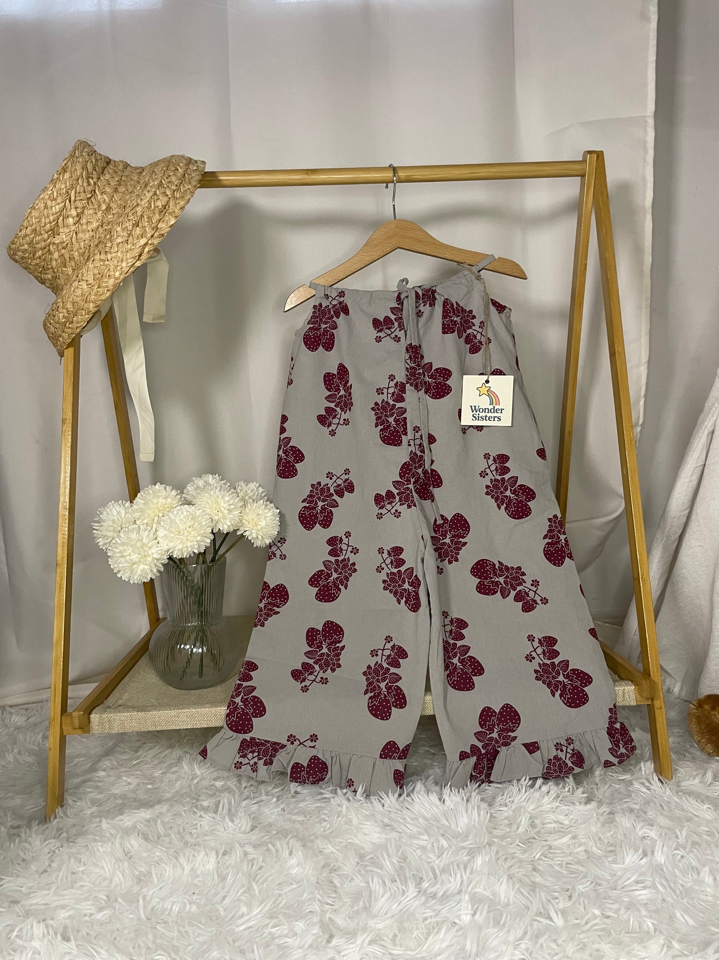 Jumpsuit Wonder Flower Gray Apricot