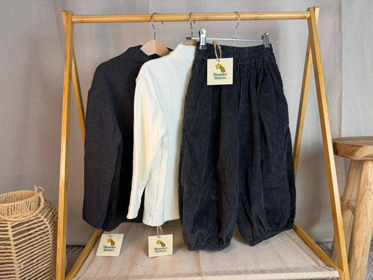 Corduroy Balloon Pants