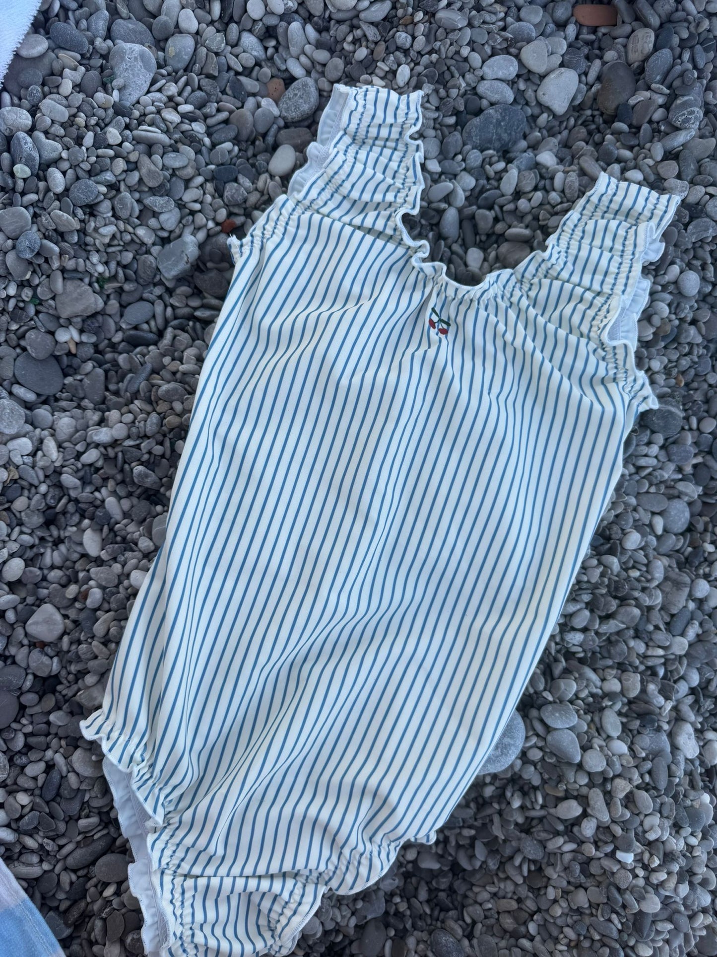 Cherry Stripe Swim Set