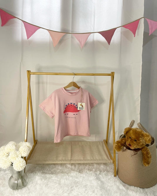 Pink Tee Stegosaurus
