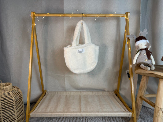 Teddy White Bag
