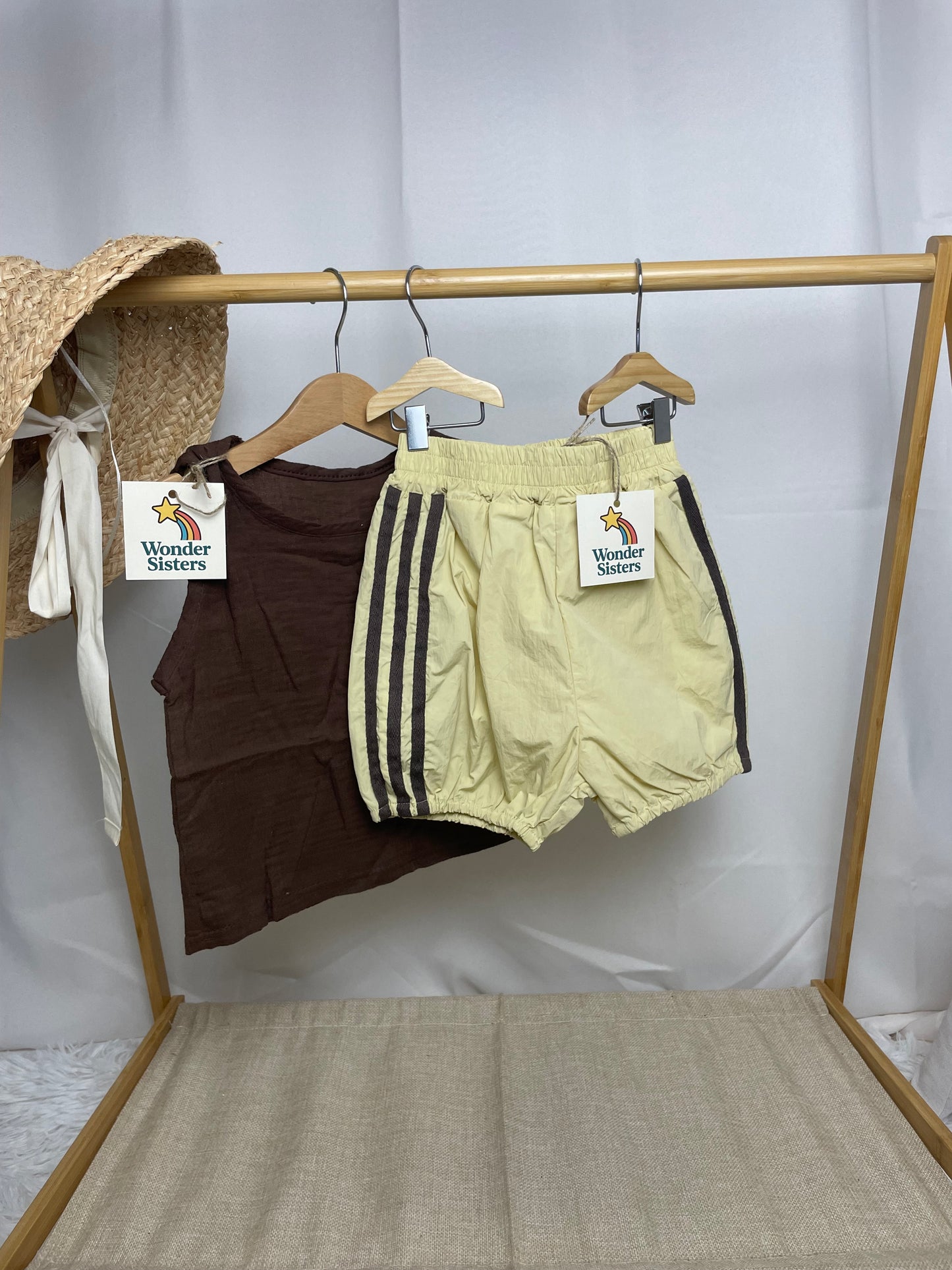 Striped Yellow Shorts