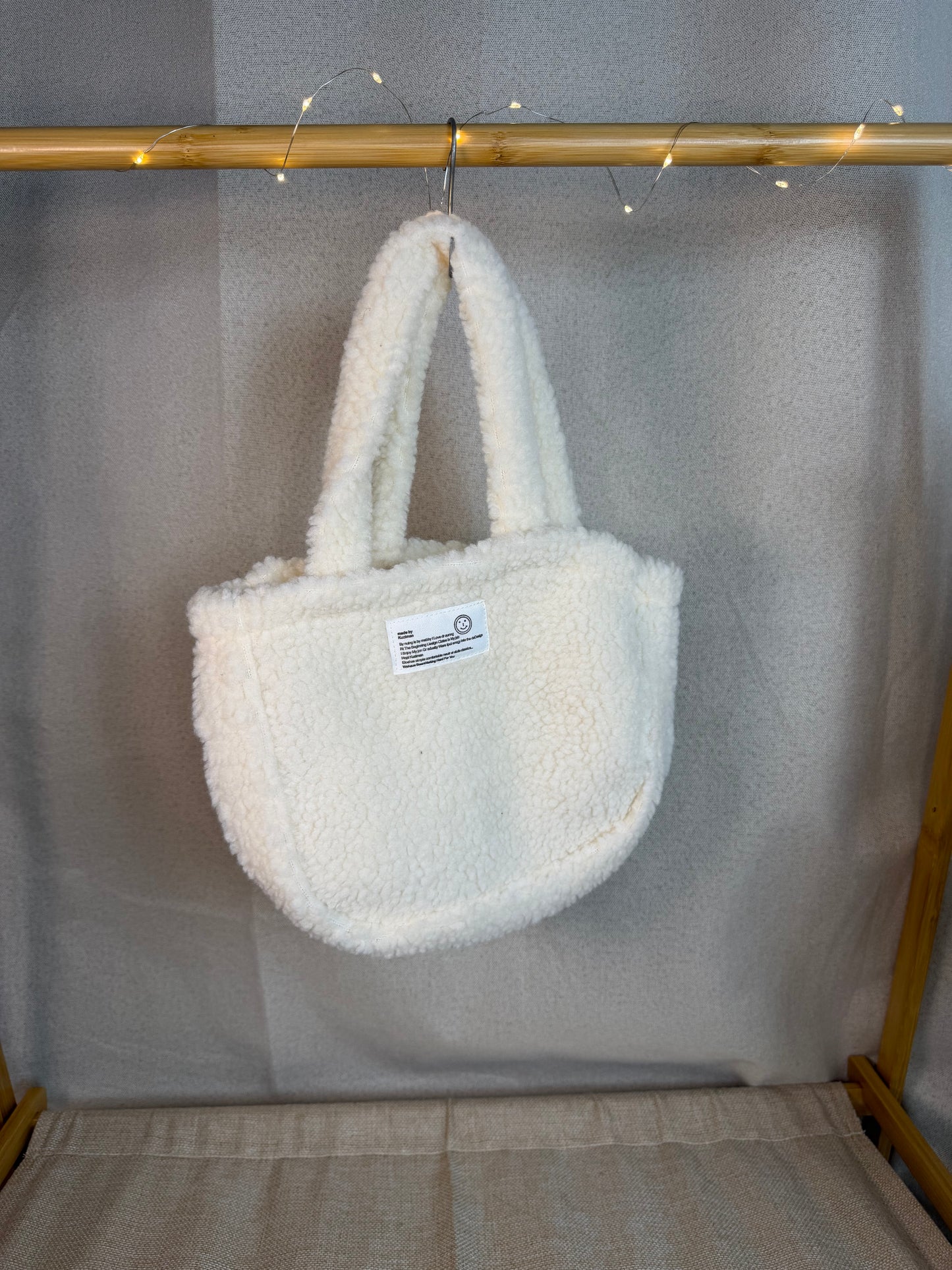 Teddy White Bag