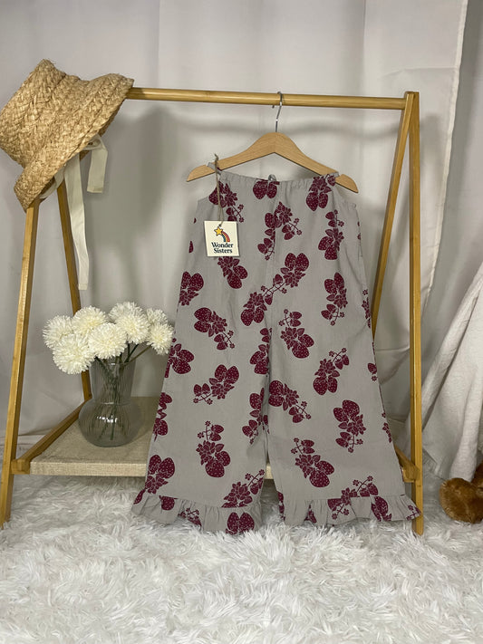 Jumpsuit Wonder Flower Gray Apricot