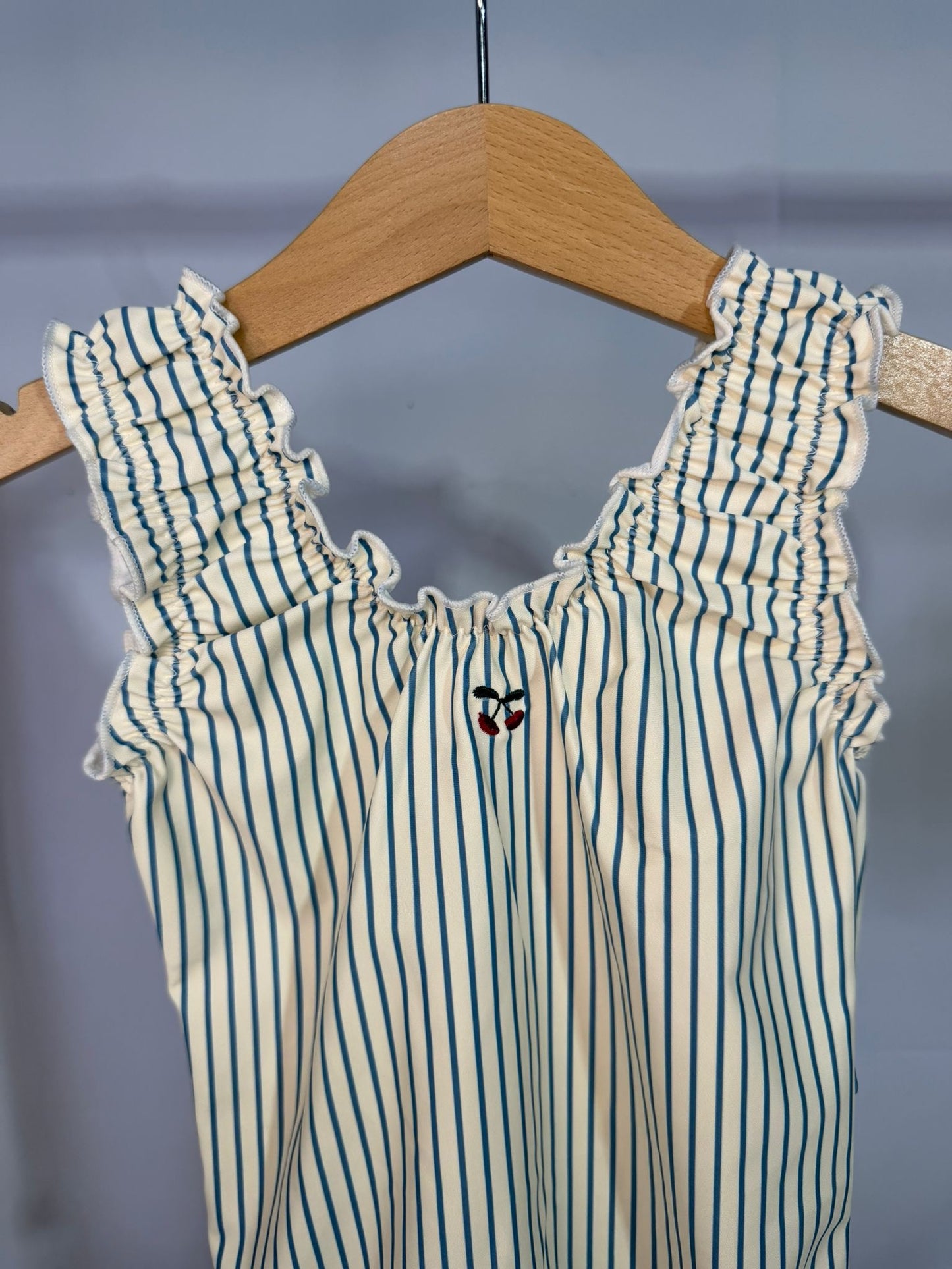 Cherry Stripe Swim Set