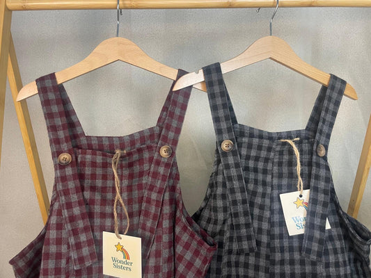 Flannel Dungarees