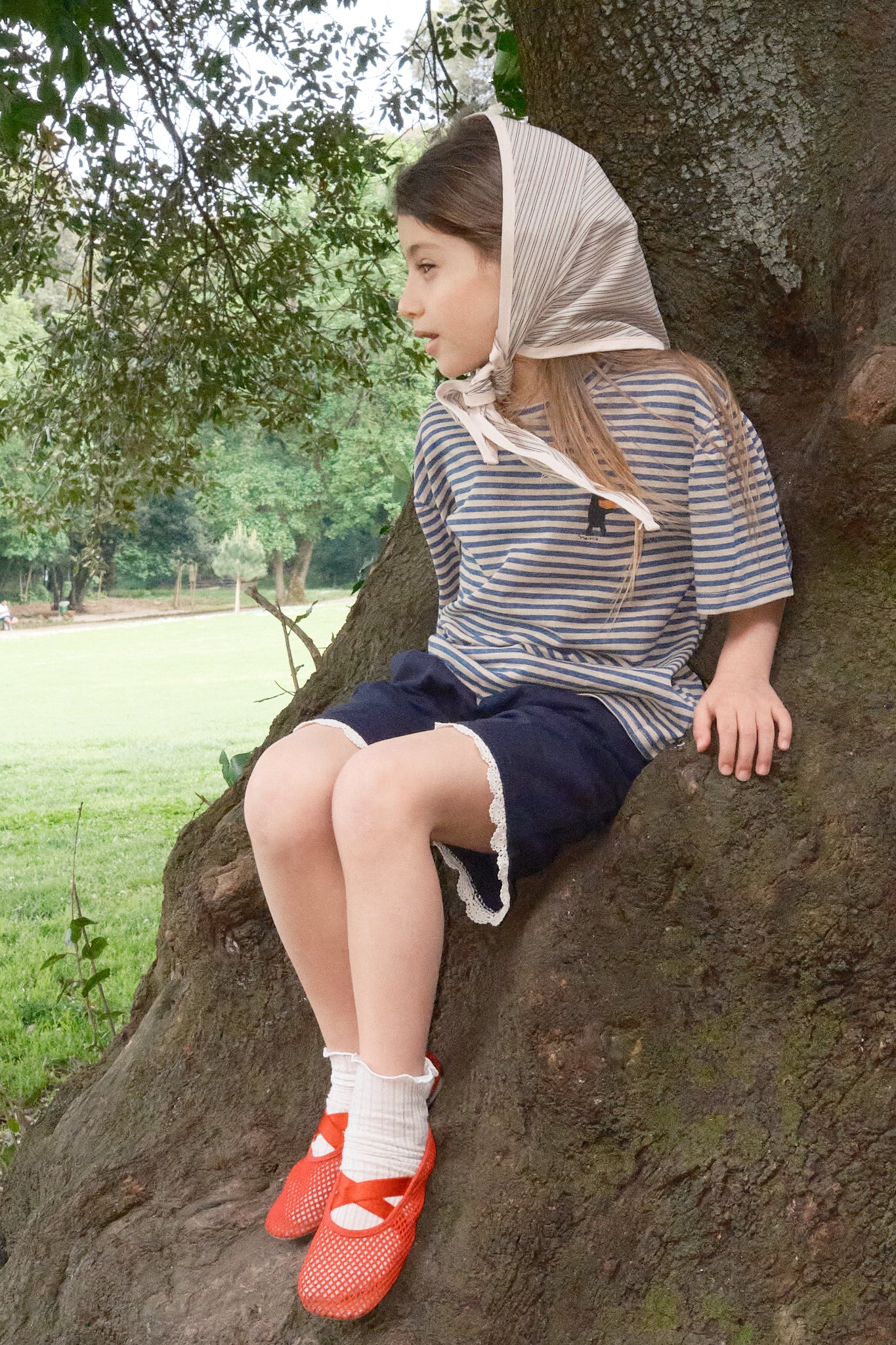 Diana striped  T shirt