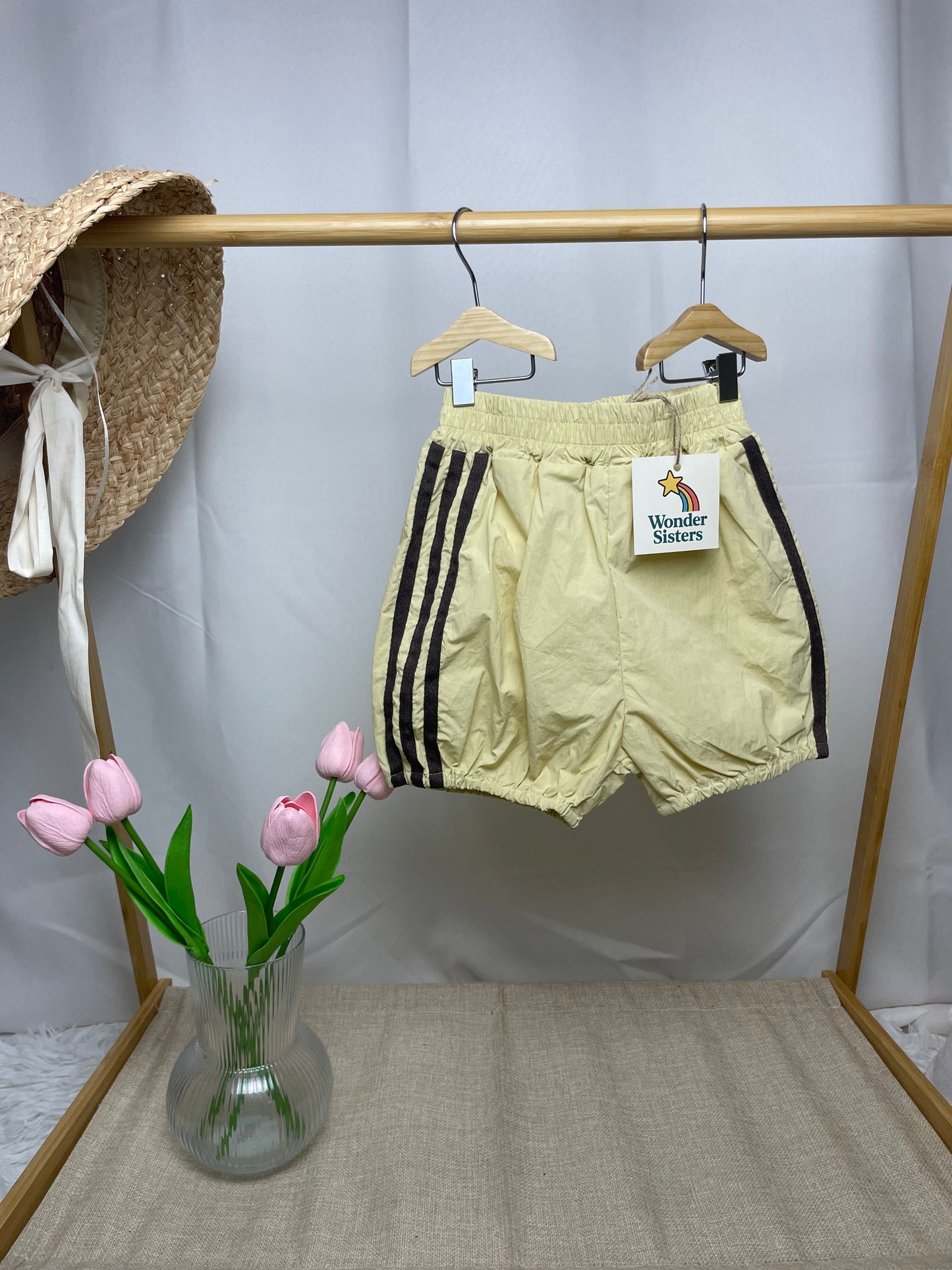 Striped Yellow Shorts
