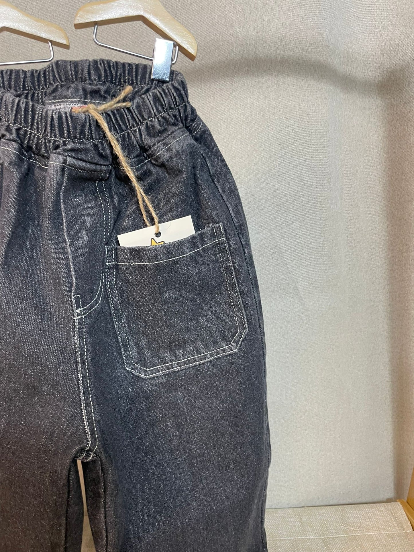Black Front Pocket Jeans