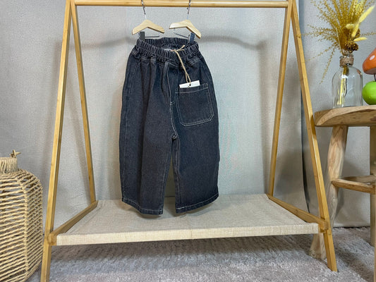Black Front Pocket Jeans
